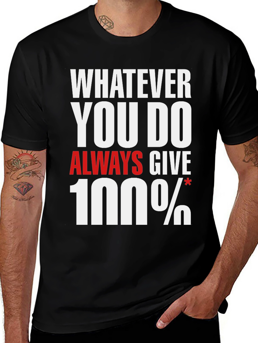 100% Motivational Graphic Tee