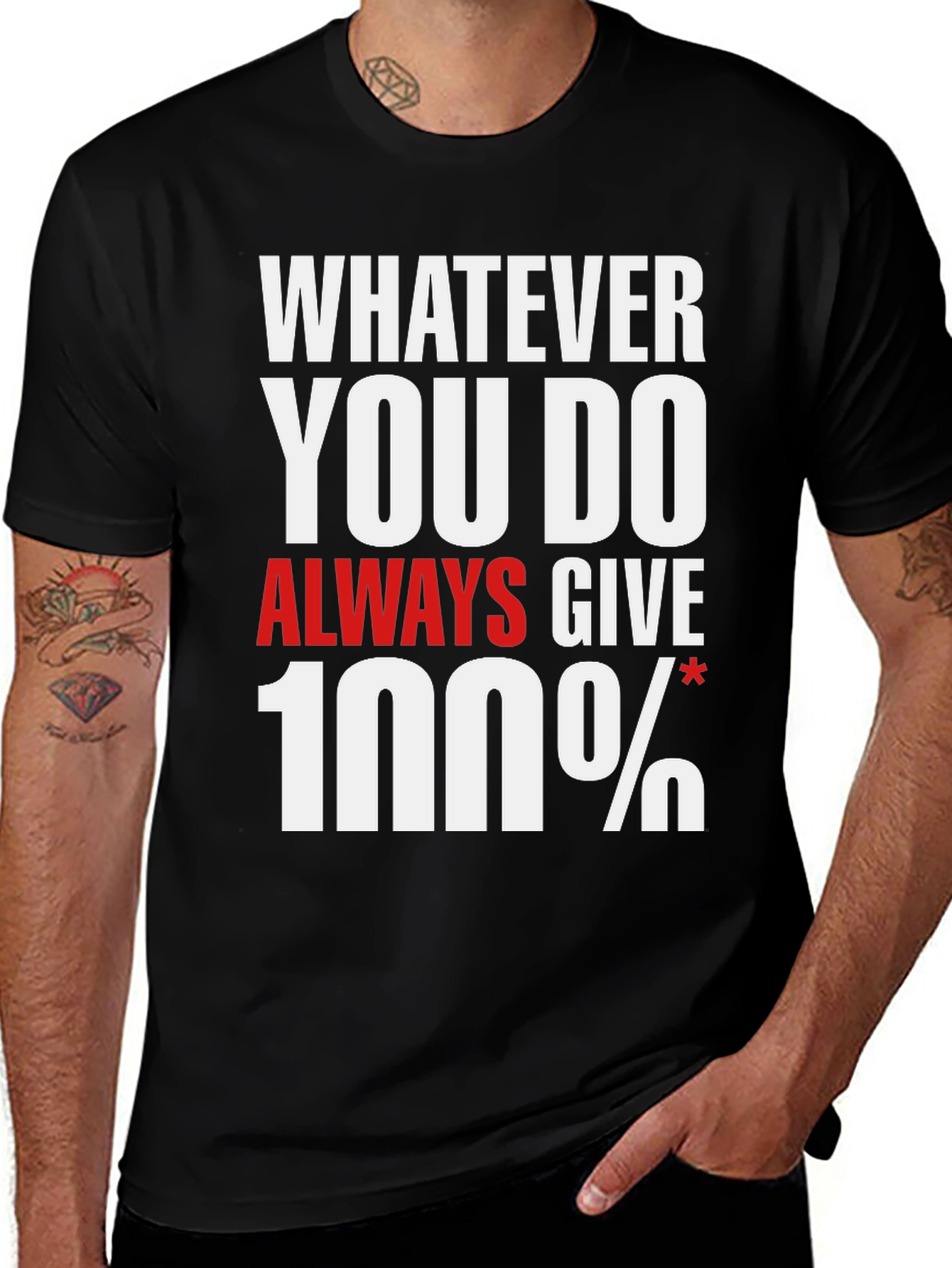 100% Motivational Graphic Tee