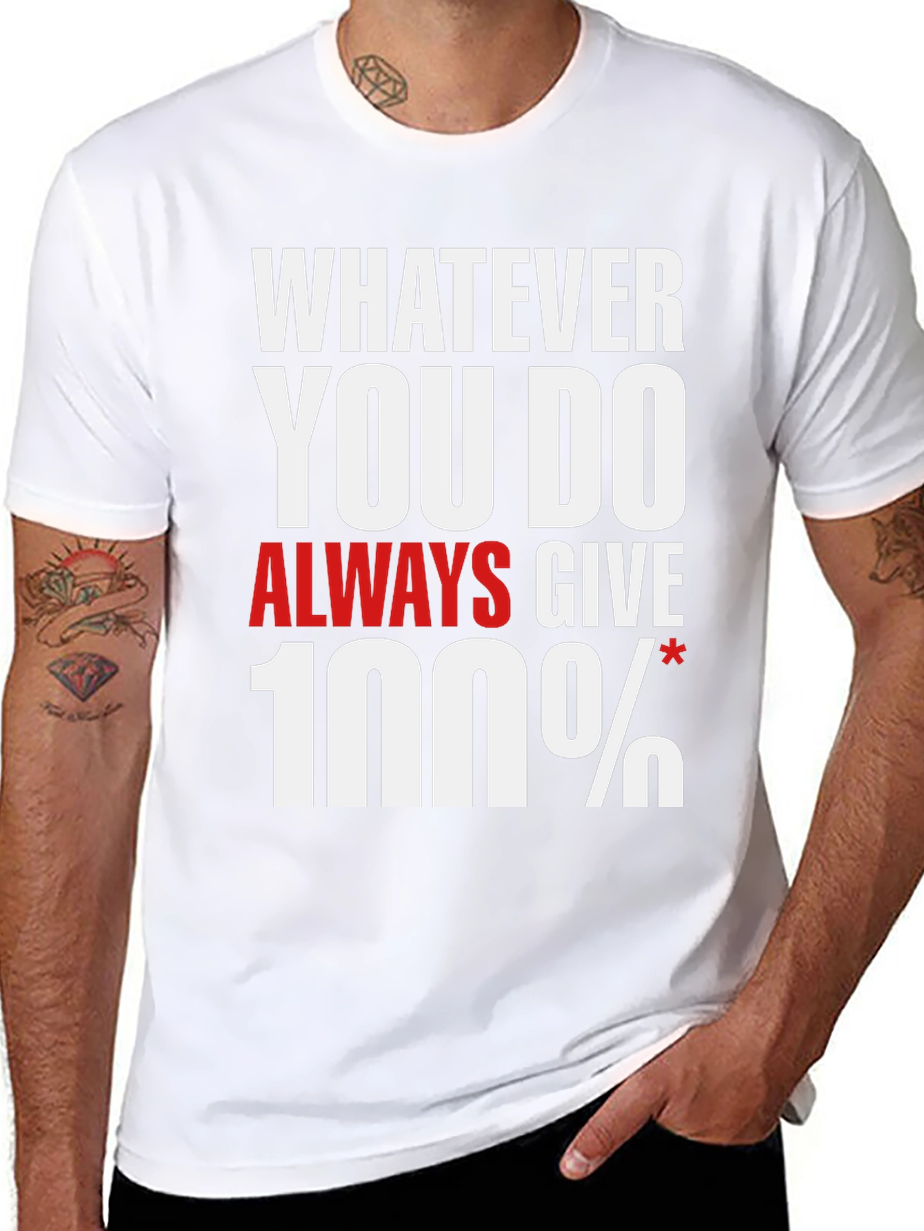 100% Motivational Graphic Tee