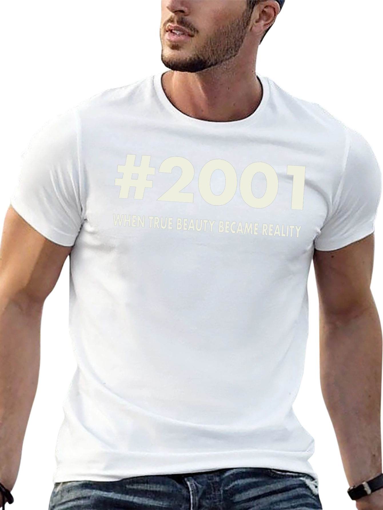 #2001 True Beauty Graphic Tee - Unisex Soft Cotton Shirt