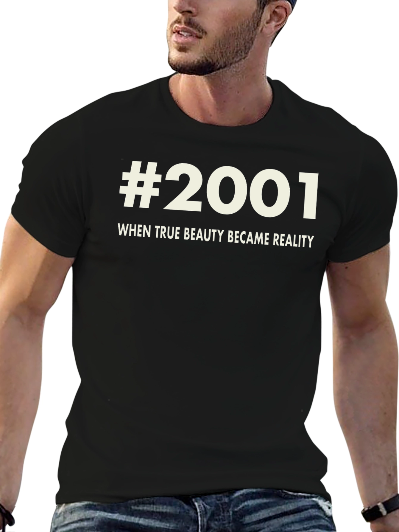 #2001 True Beauty Graphic Tee - Unisex Soft Cotton Shirt