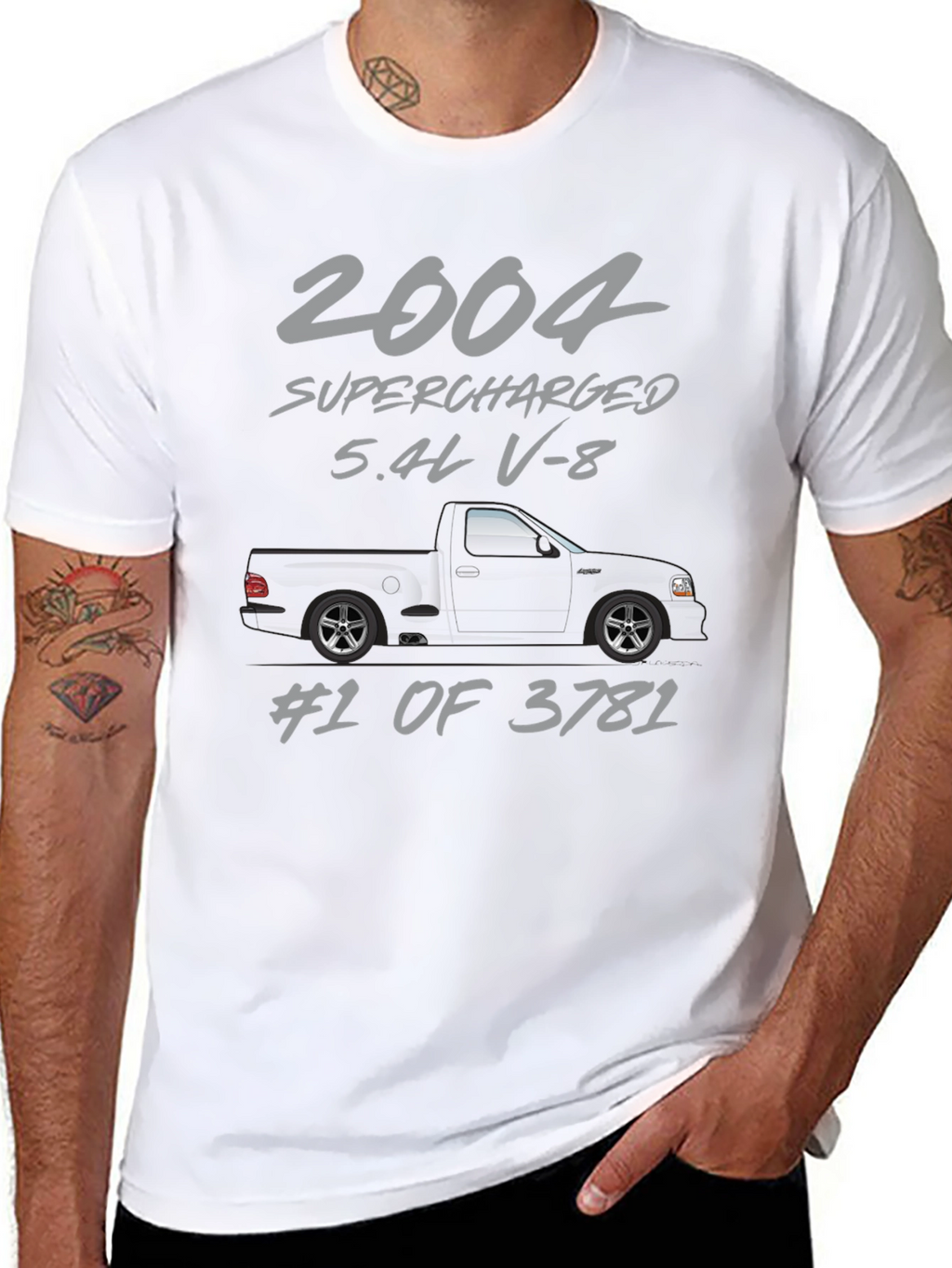 2004 Supercharged 5.4L V-8 Truck T-Shirt