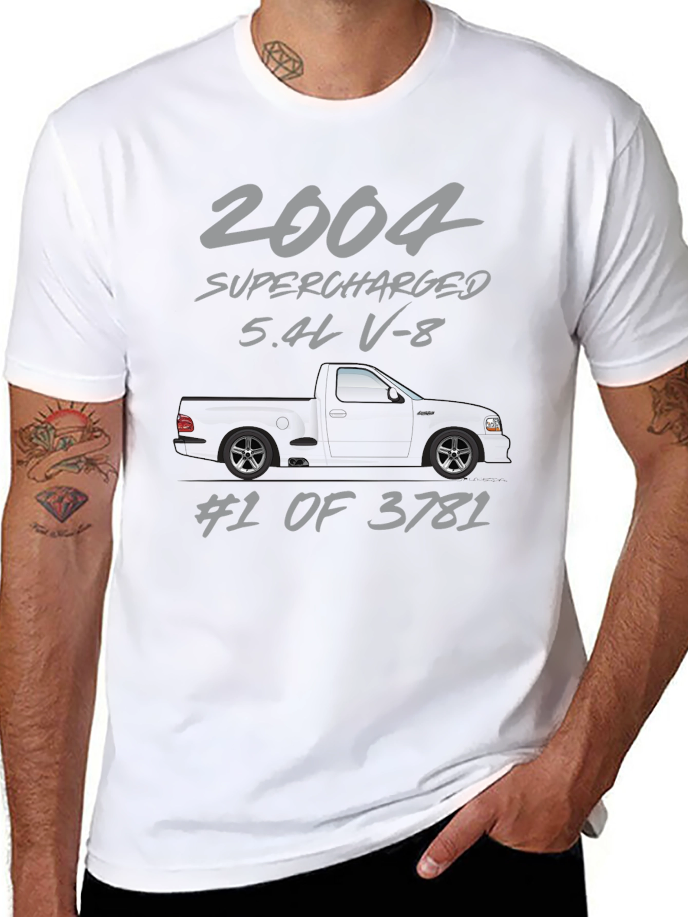 2004 Supercharged 5.4L V-8 Truck T-Shirt