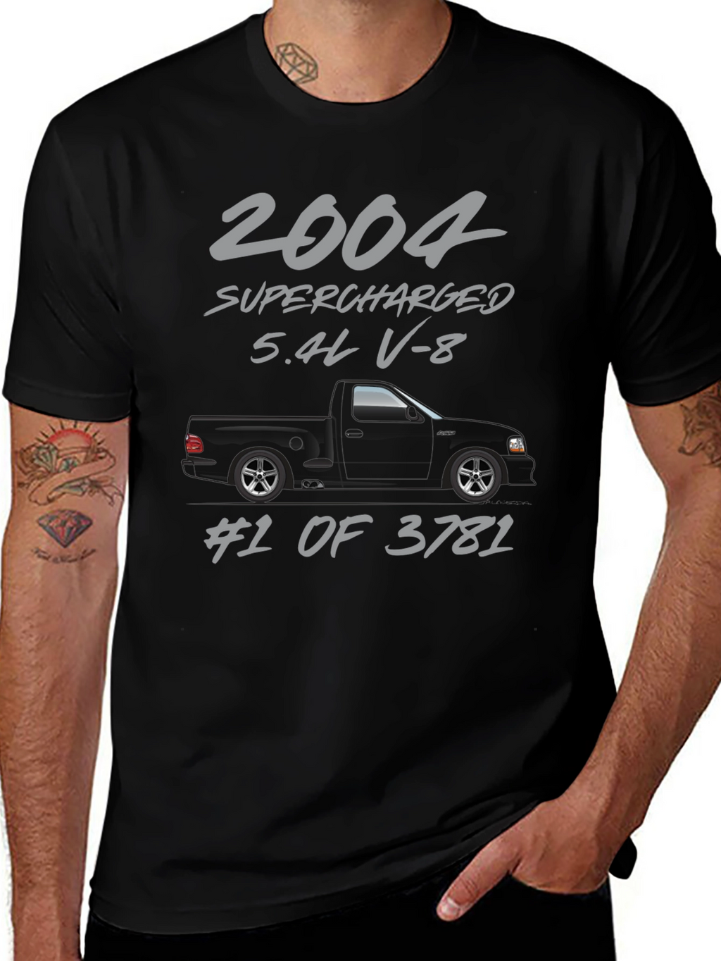 2004 Supercharged 5.4L V-8 Truck T-Shirt