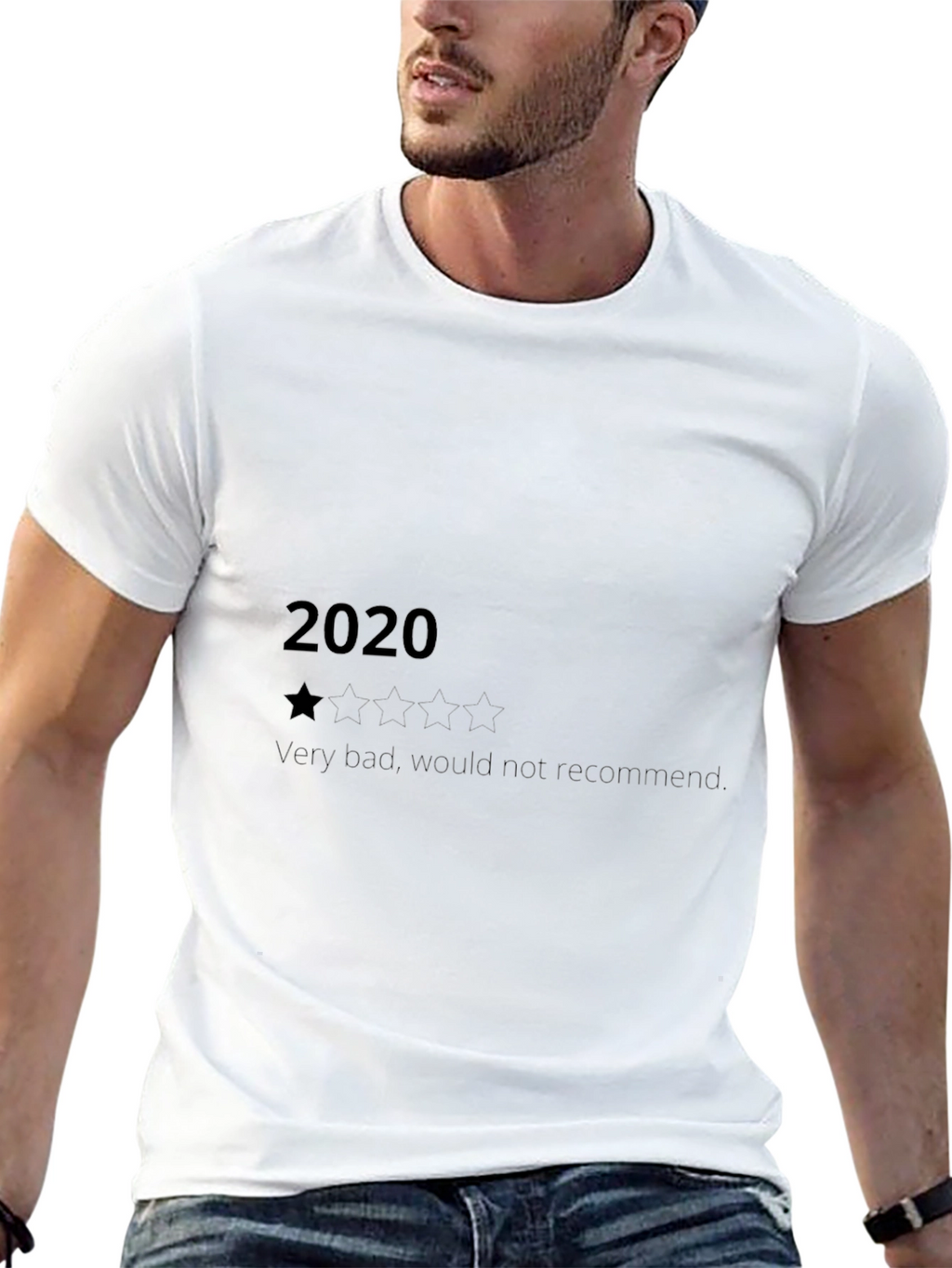 2020 Star Graphic Black T-Shirt