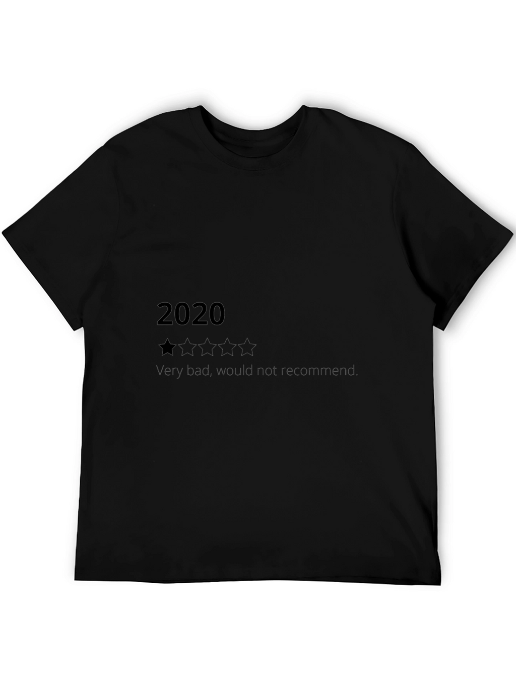 2020 Star Graphic Black T-Shirt