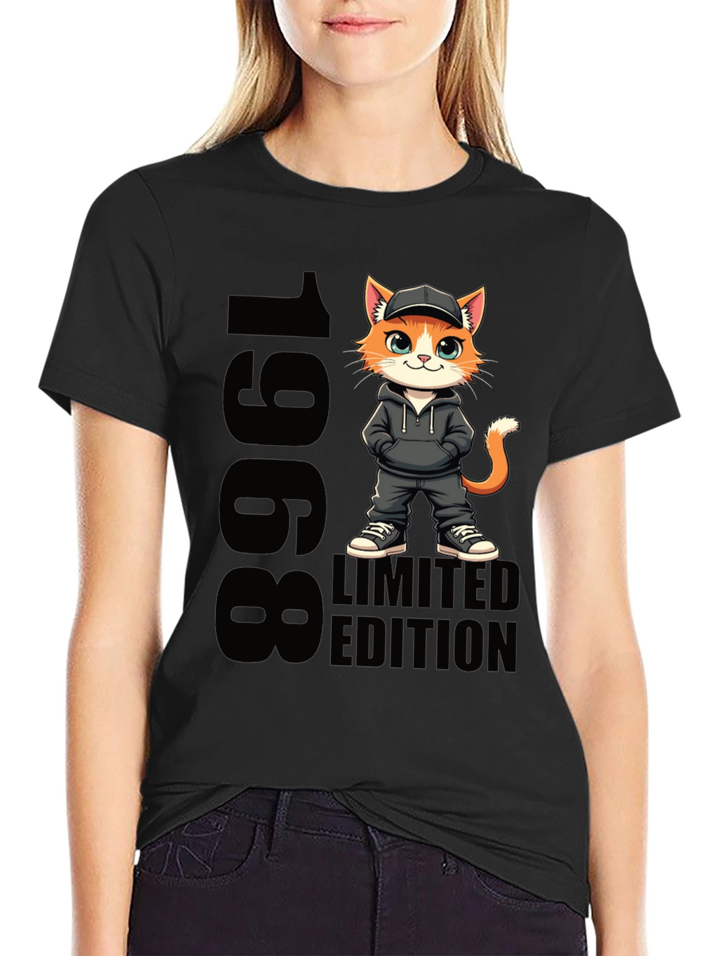1968 Limited Edition Cartoon Cat T-Shirt