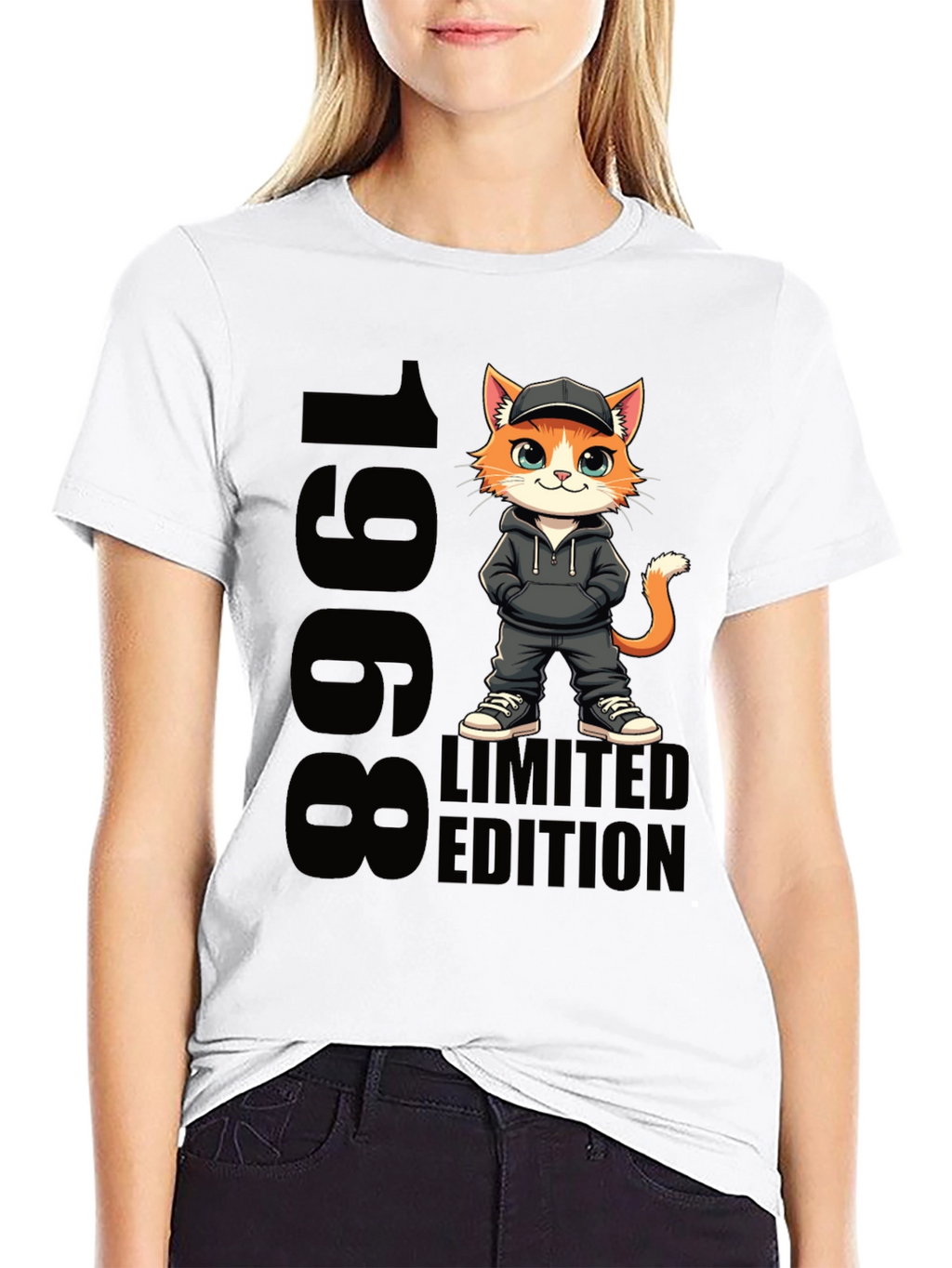 1968 Limited Edition Cartoon Cat T-Shirt