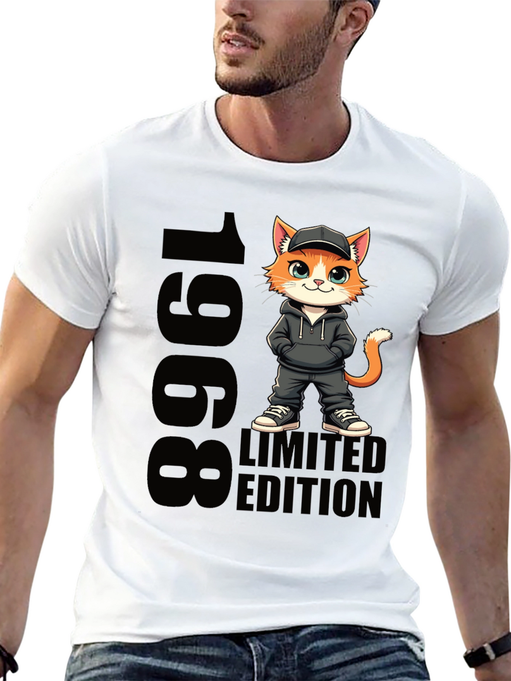 1968 Limited Edition Cartoon Cat T-Shirt