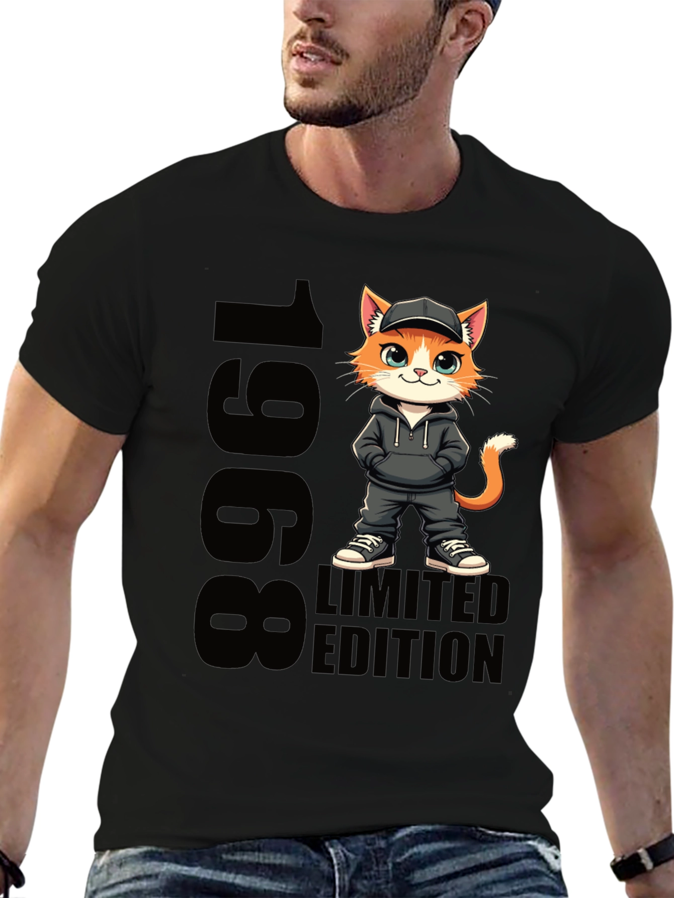 1968 Limited Edition Cartoon Cat T-Shirt