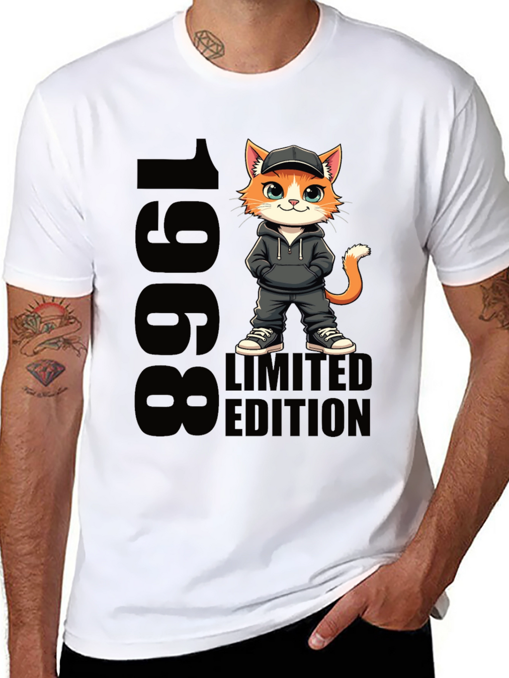 1968 Limited Edition Cartoon Cat T-Shirt