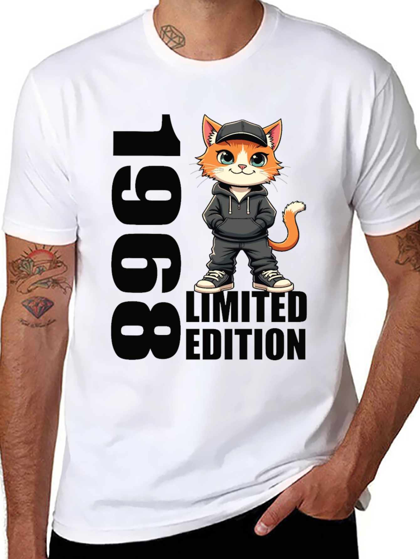 1968 Limited Edition Cartoon Cat T-Shirt