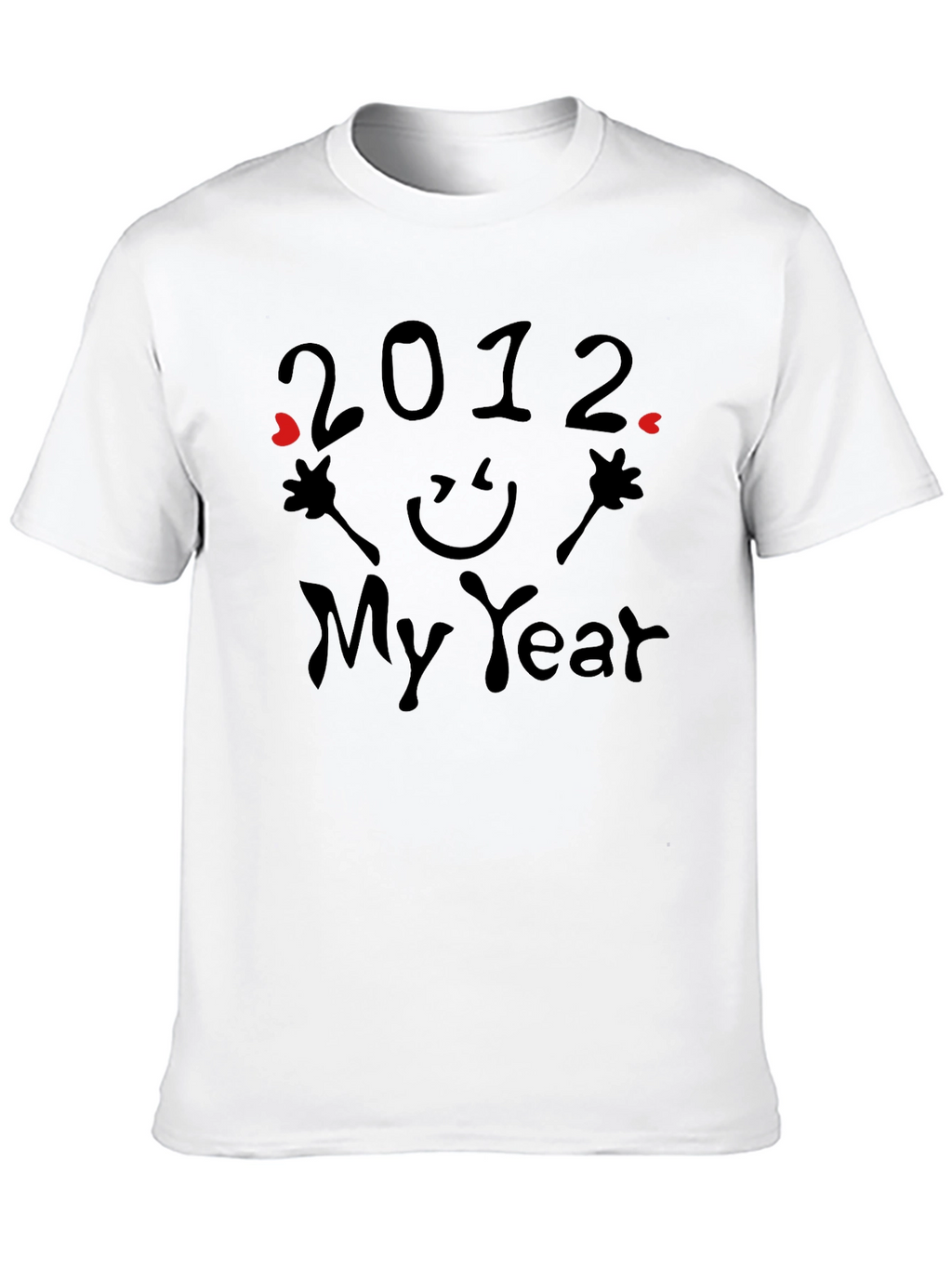 2012 My Year Graphic Print T-Shirt