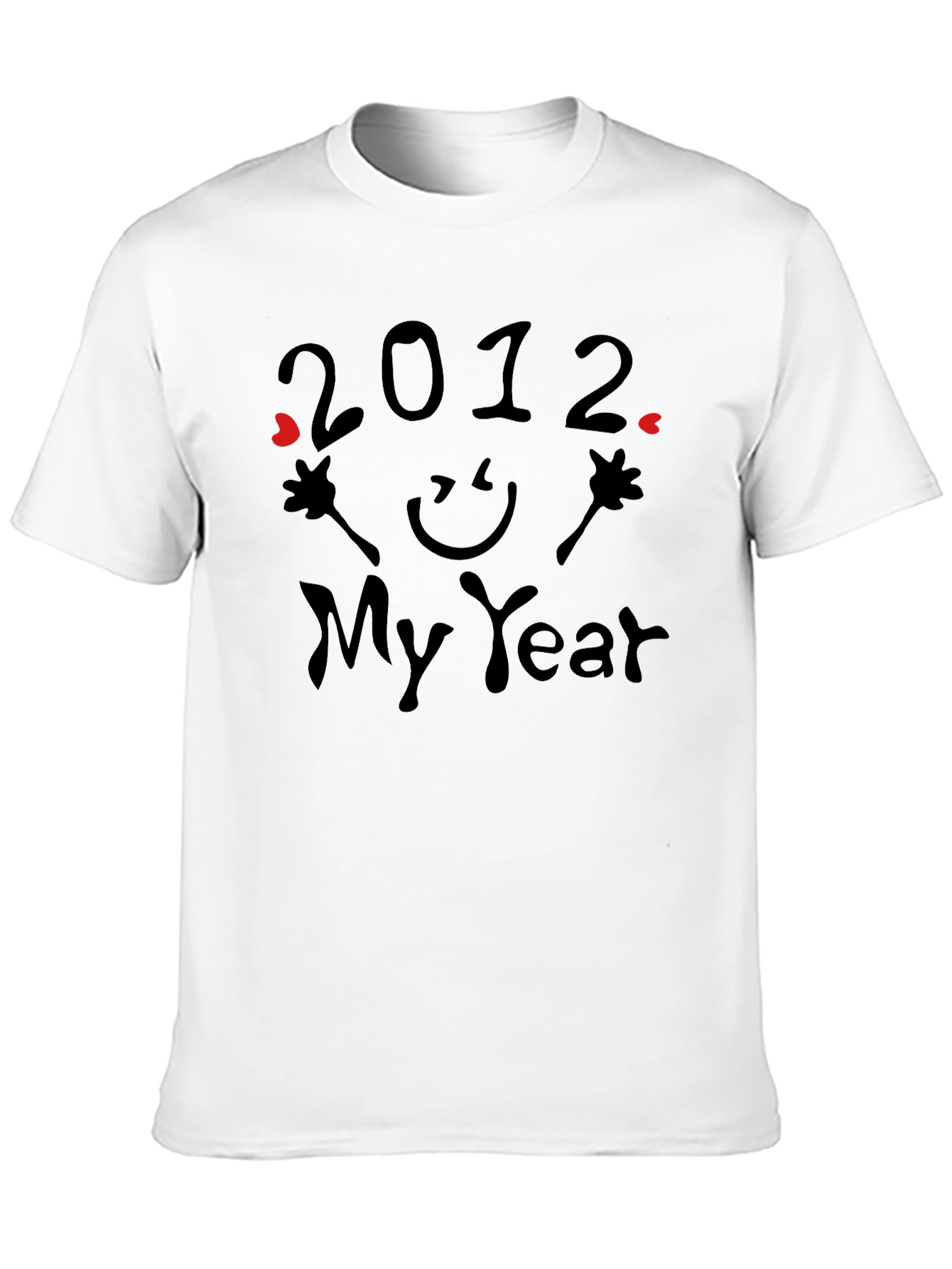 2012 My Year Graphic Print T-Shirt