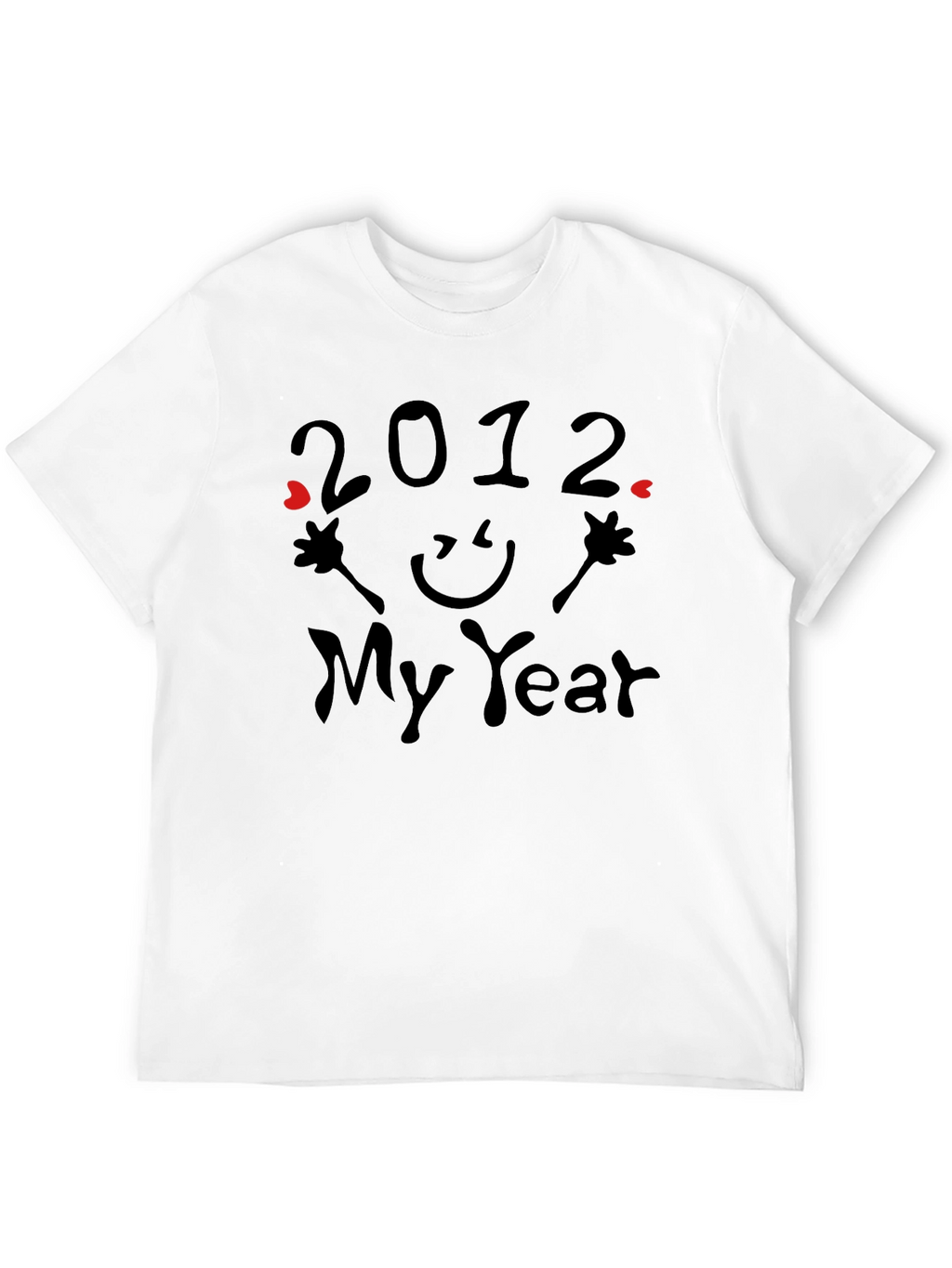 2012 My Year Graphic Print T-Shirt