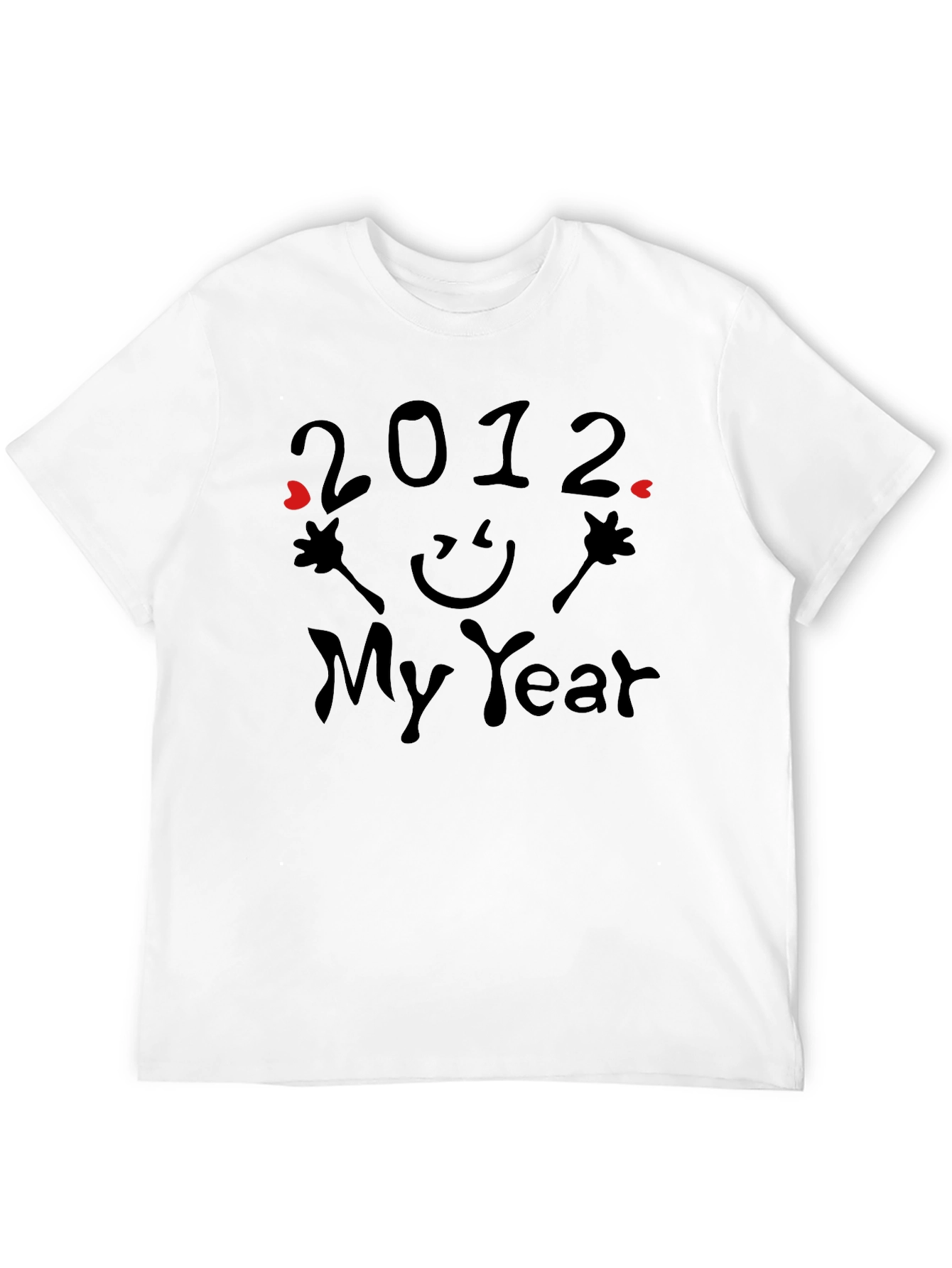 2012 My Year Graphic Print T-Shirt