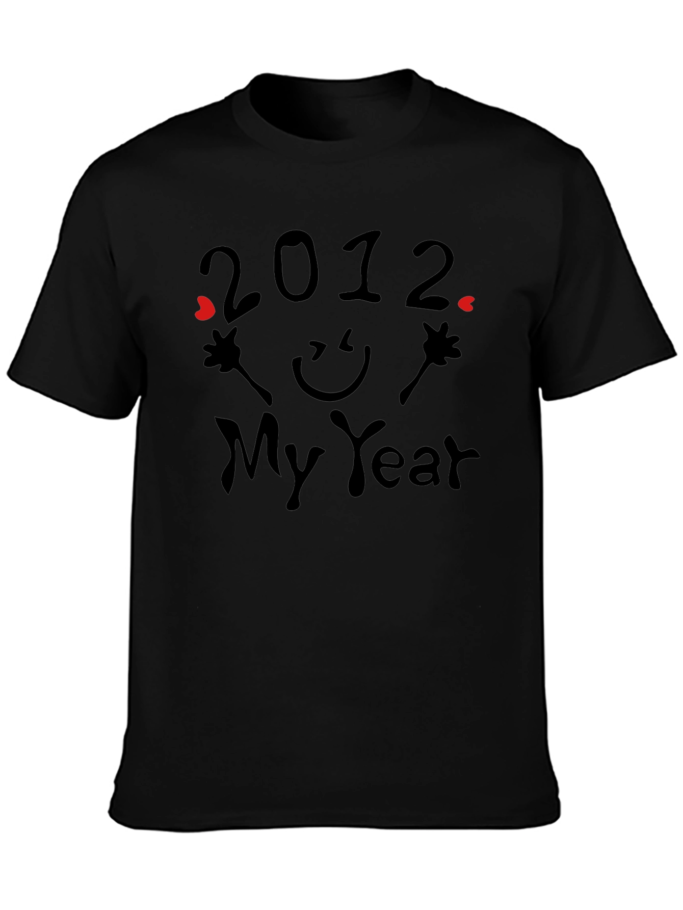 2012 My Year Graphic Print T-Shirt
