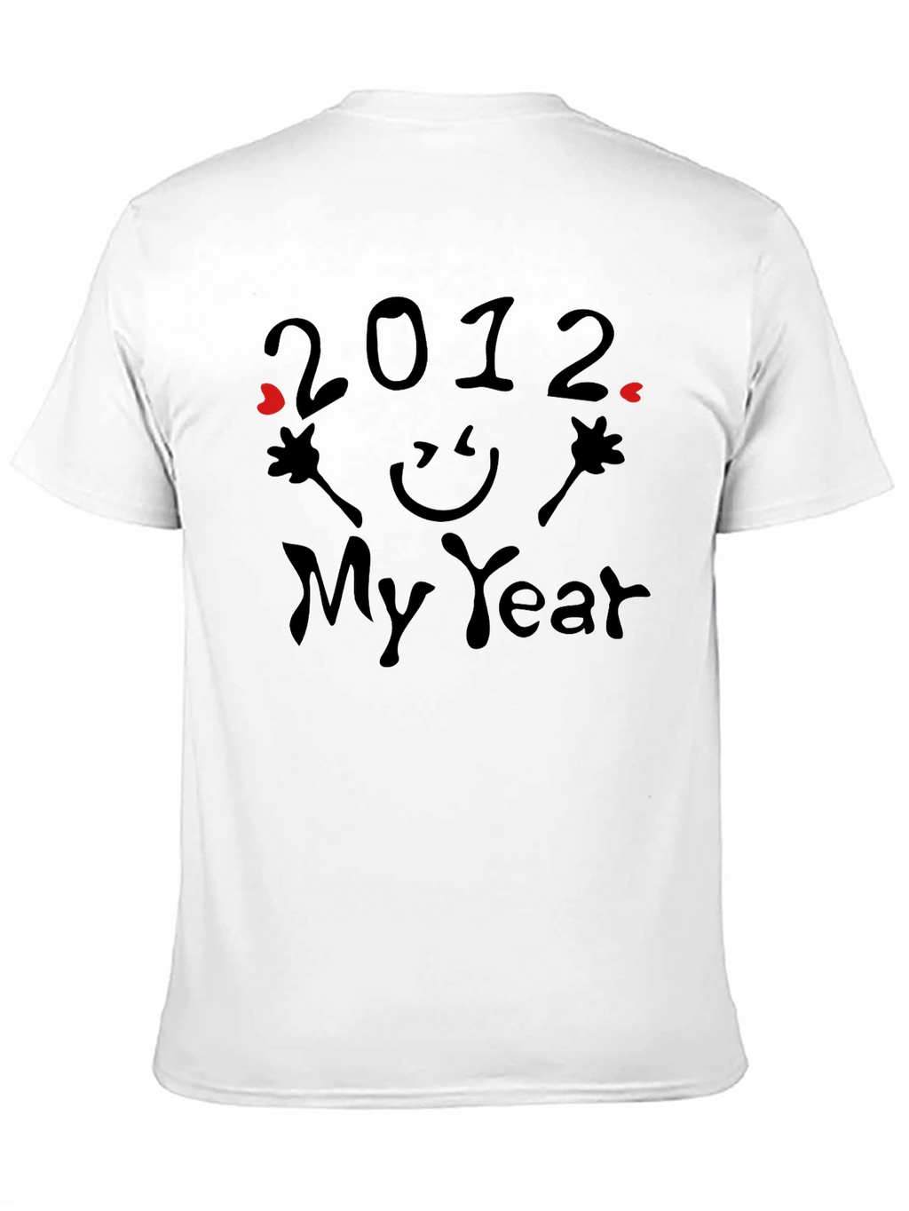 2012 My Year Graphic Print T-Shirt