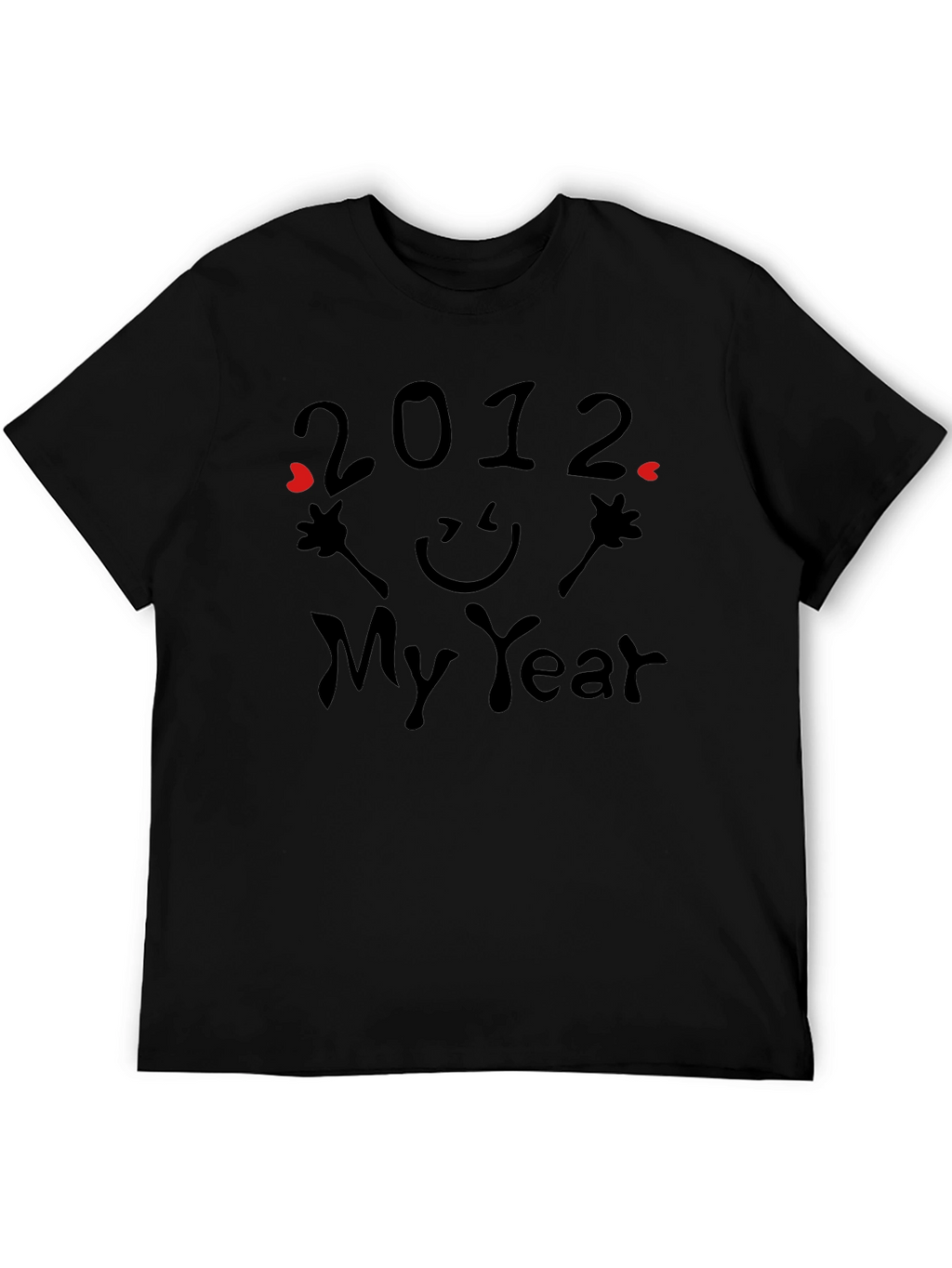 2012 My Year Graphic Print T-Shirt