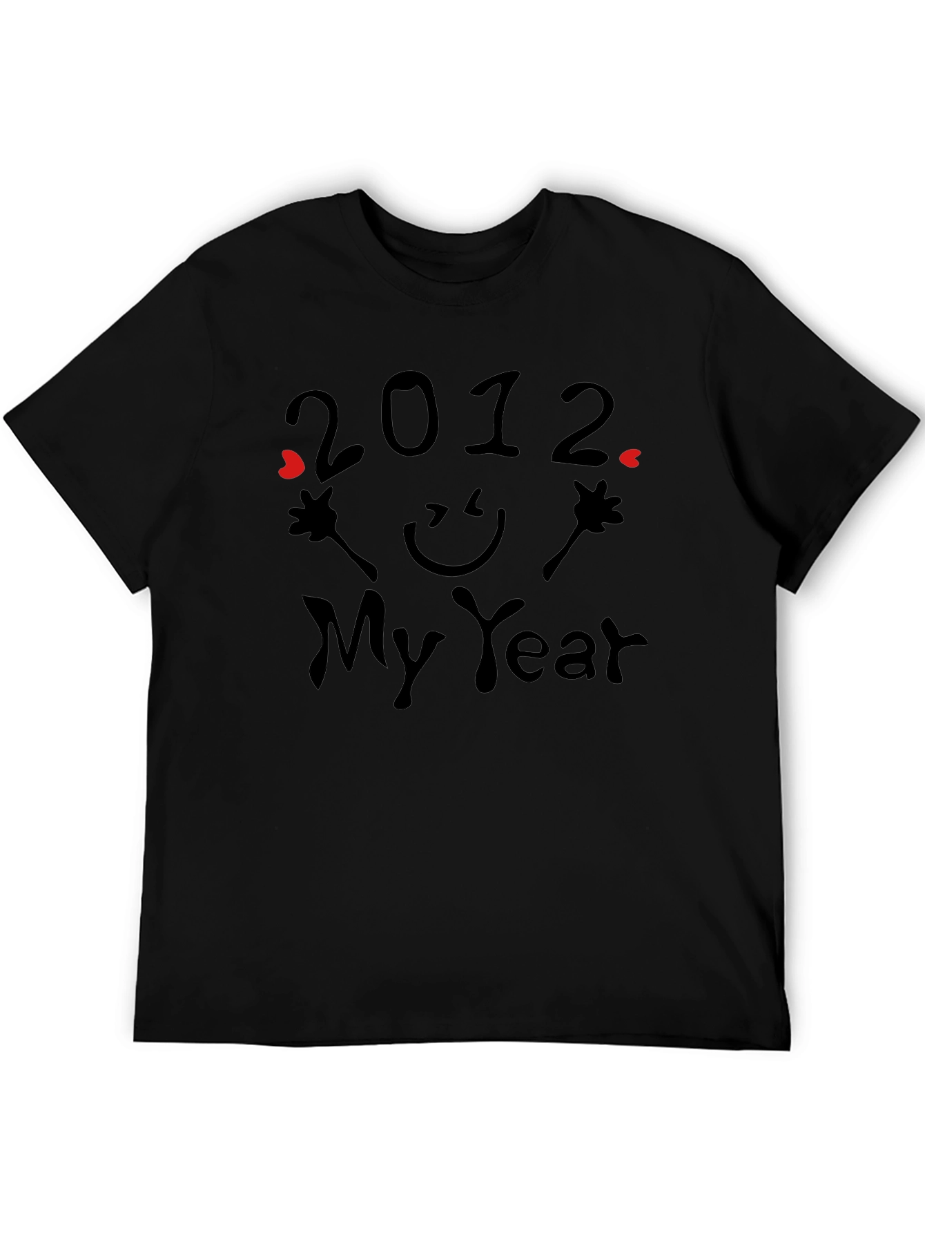 2012 My Year Graphic Print T-Shirt