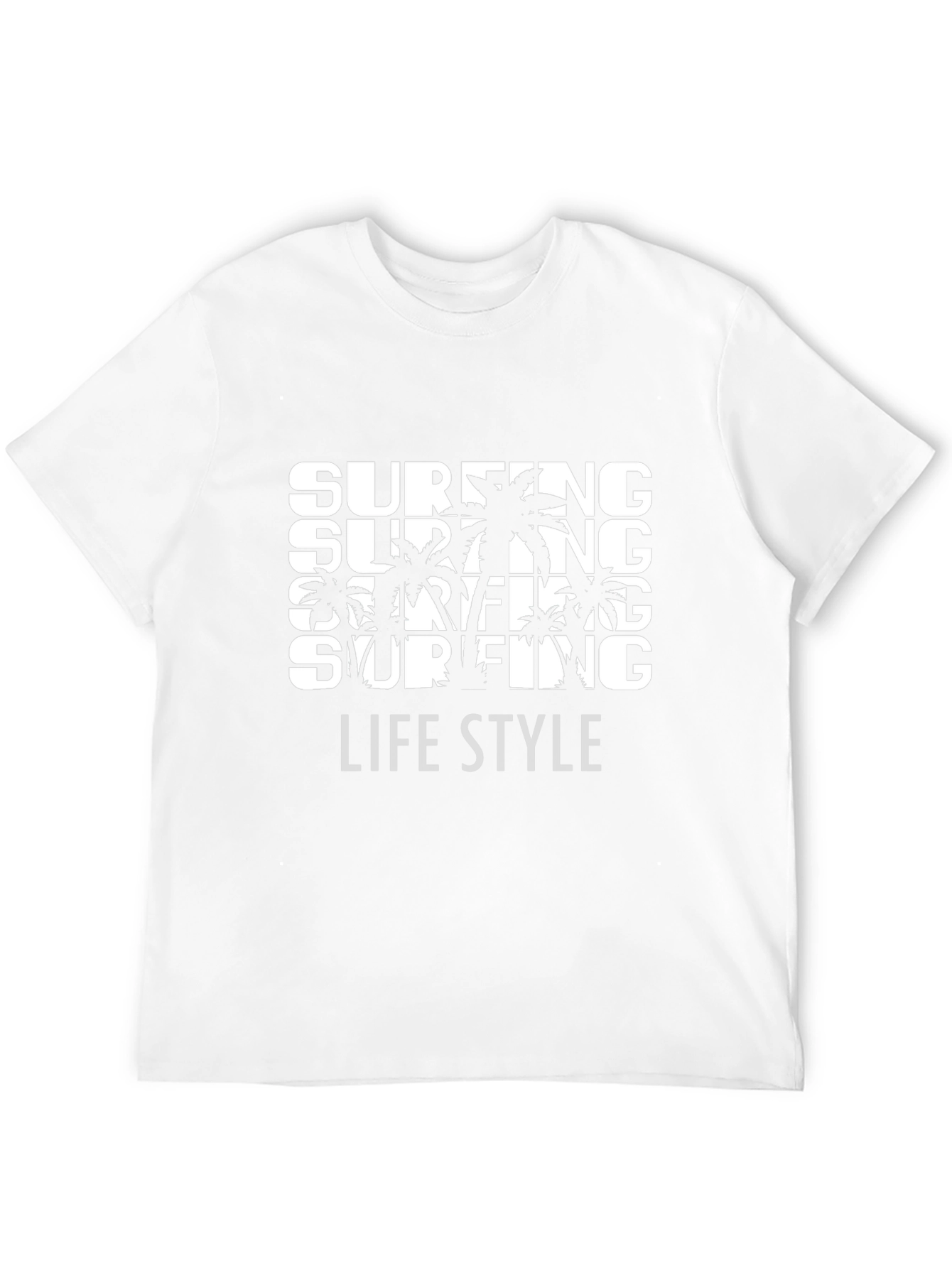 Surfing Lifestyle Graphic Tee - Black