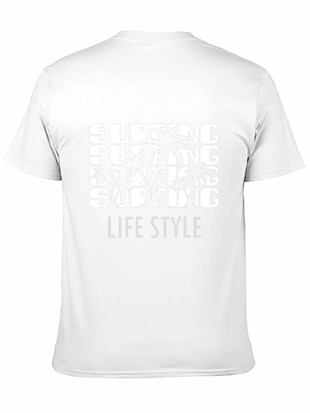 Surfing Lifestyle Graphic Tee - Black