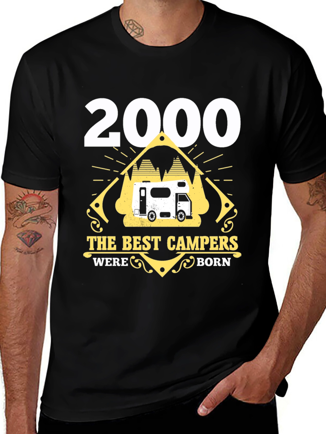 2000 Best Campers Born Here T-Shirt