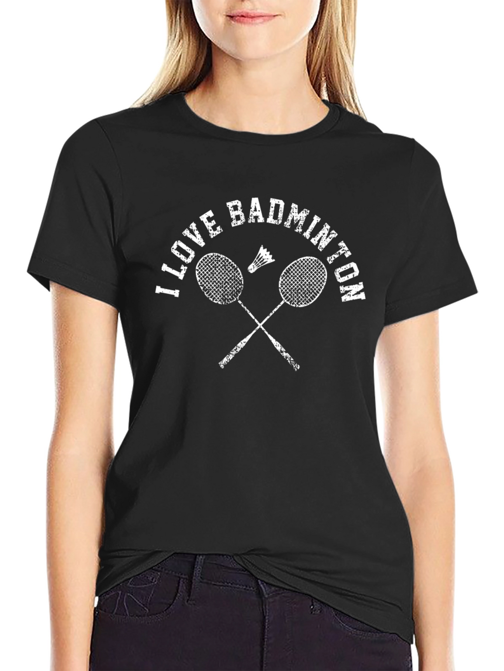 I Love Badminton T-Shirt