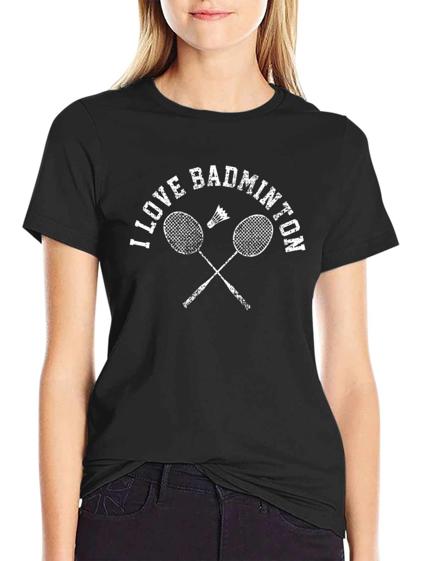 I Love Badminton T-Shirt