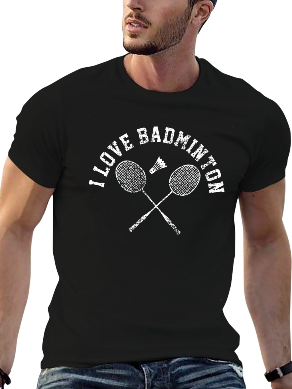 I Love Badminton T-Shirt