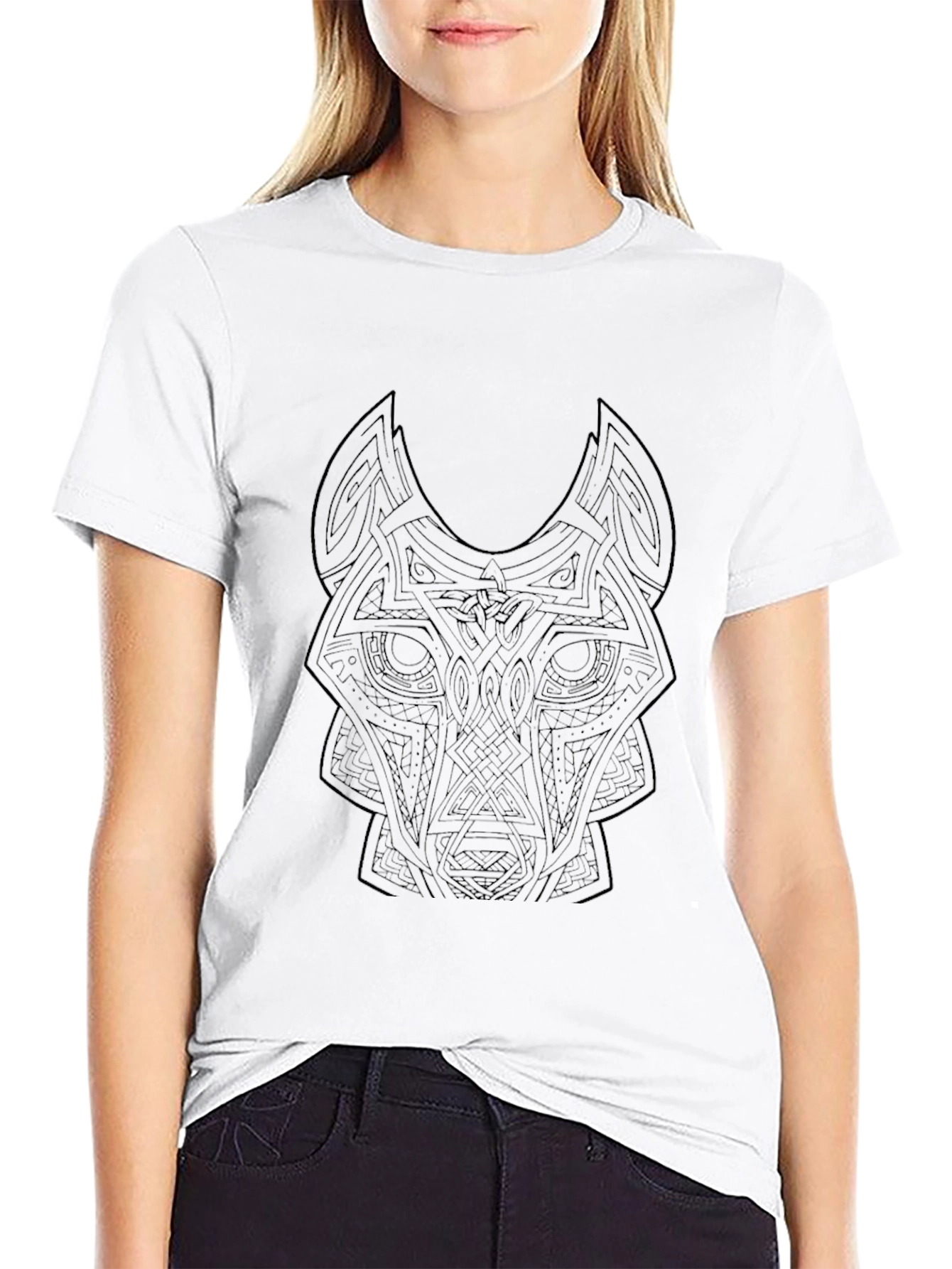 Celtic Wolf T-Shirt - Unique Graphic Tee