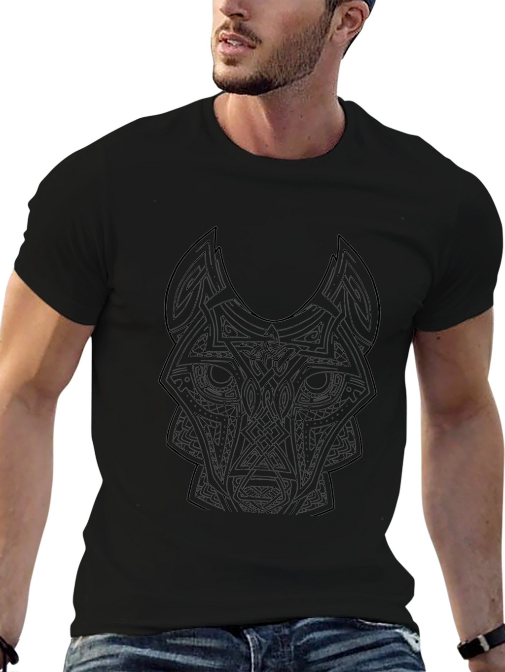 Celtic Wolf T-Shirt - Unique Graphic Tee