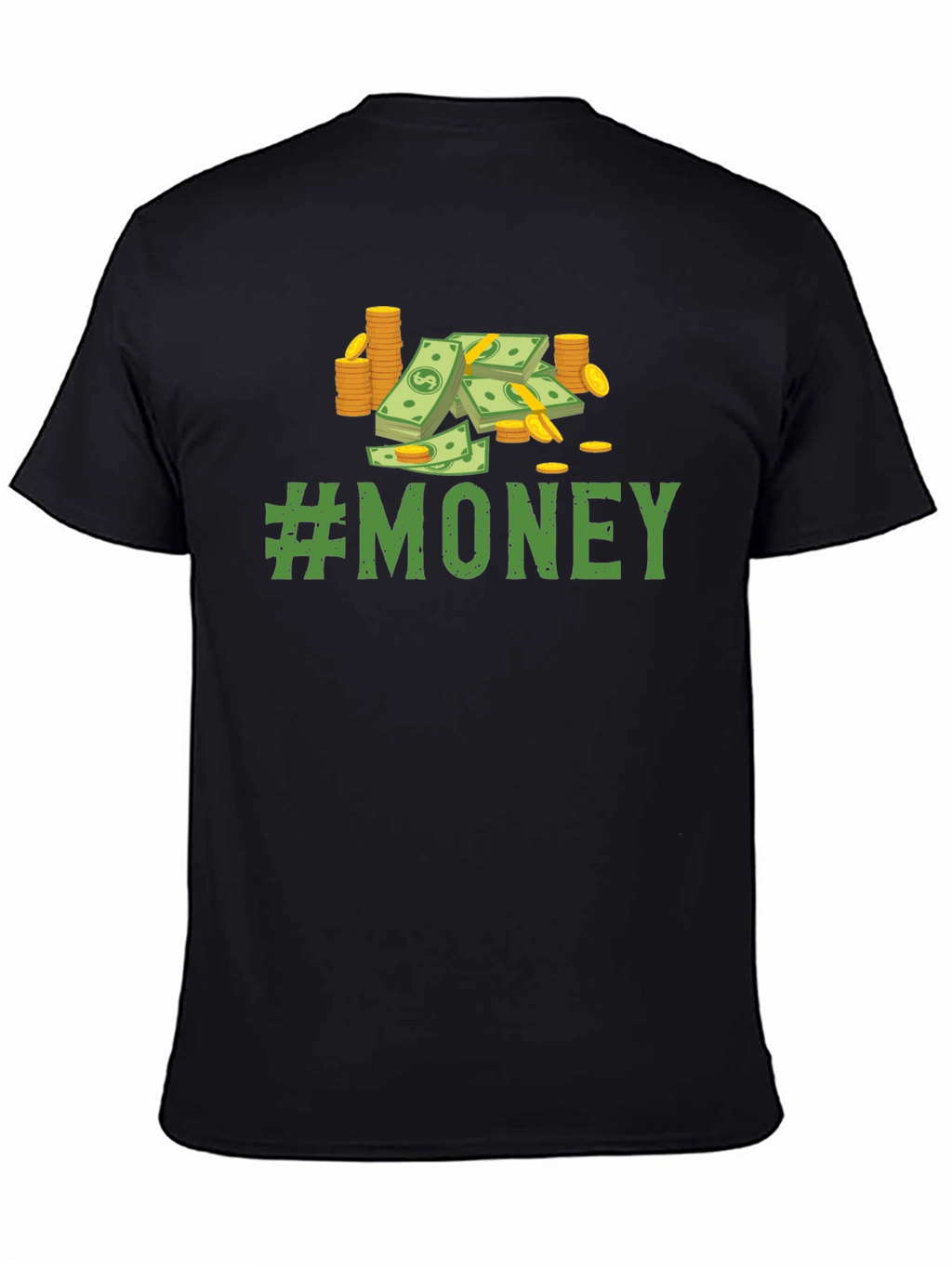 #Money T-Shirt - Black Cotton Tee