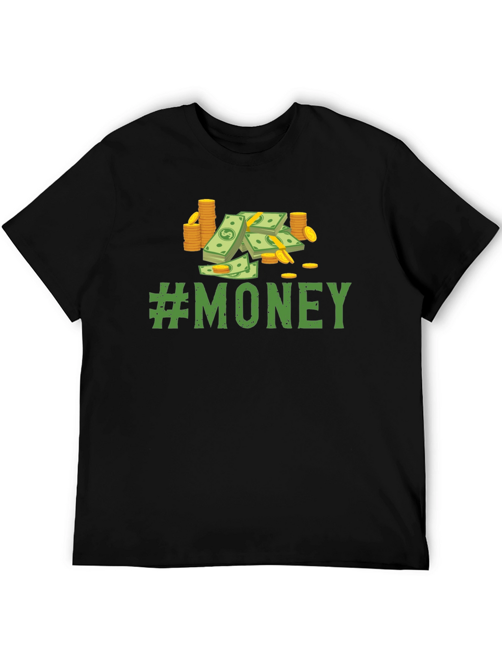 #Money T-Shirt - Black Cotton Tee