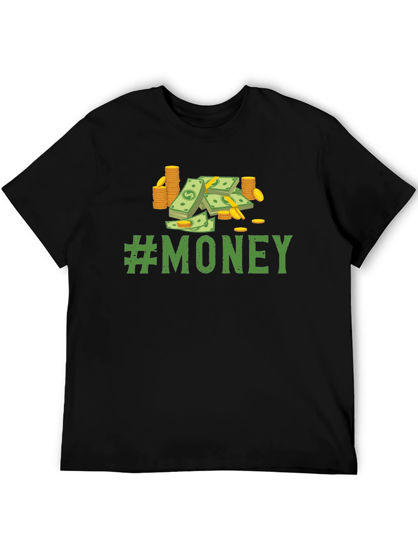 #Money T-Shirt - Black Cotton Tee