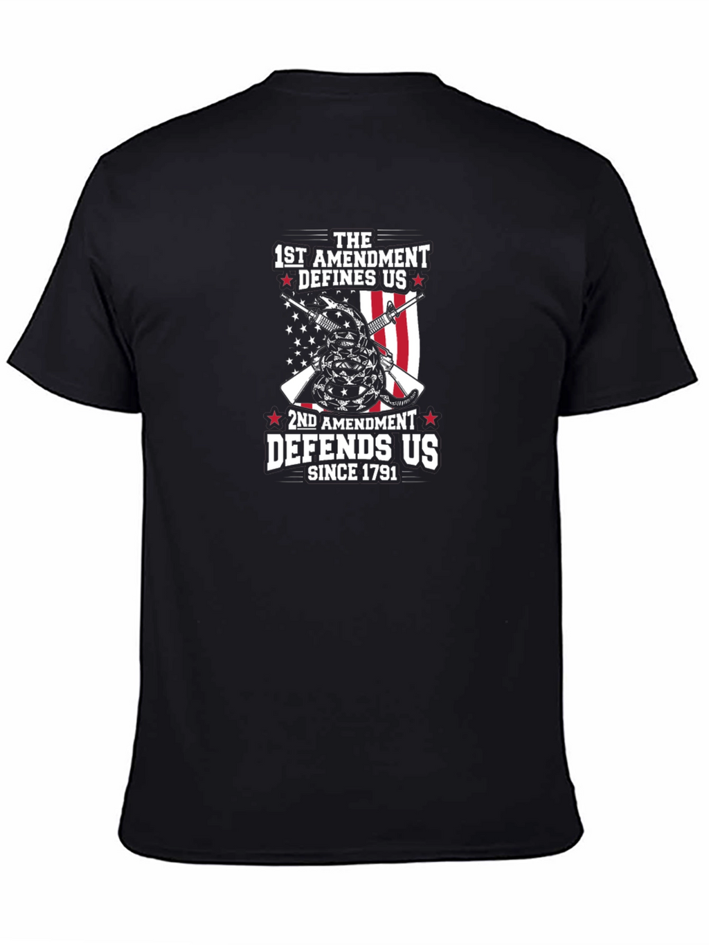 1st & 2nd Amendment Graphic T-Shirt