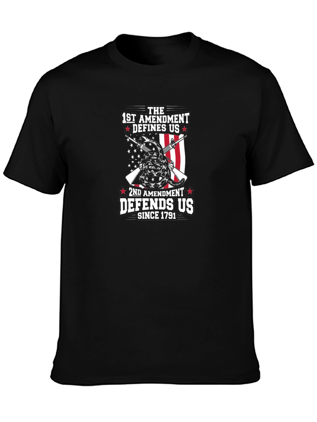 1st & 2nd Amendment Graphic T-Shirt