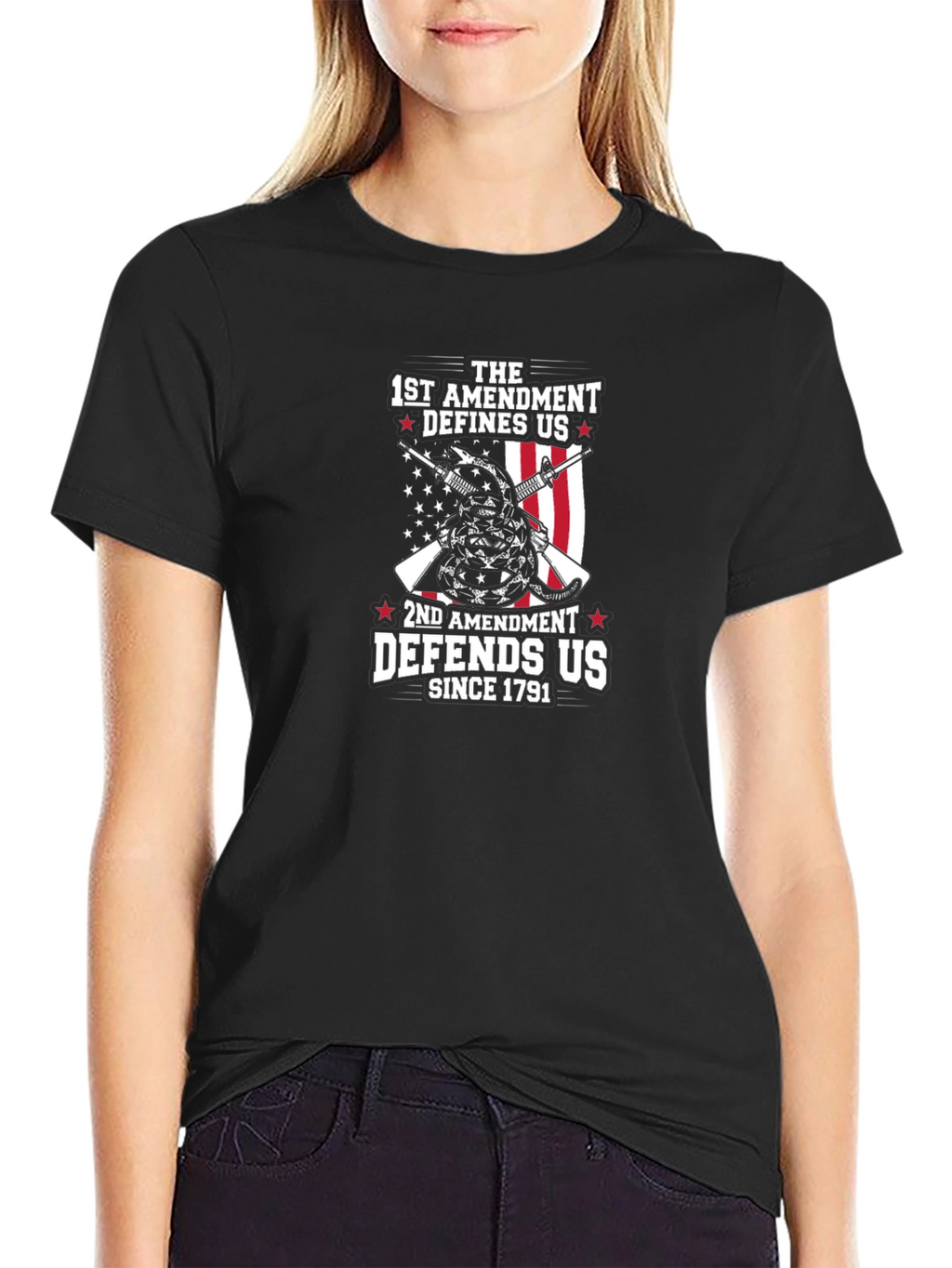 1st & 2nd Amendment Graphic T-Shirt