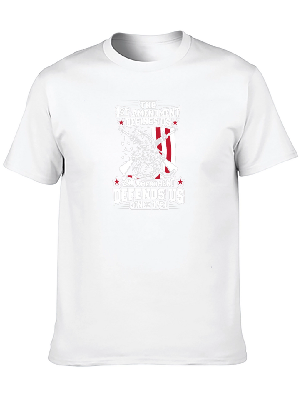 1st & 2nd Amendment Graphic T-Shirt