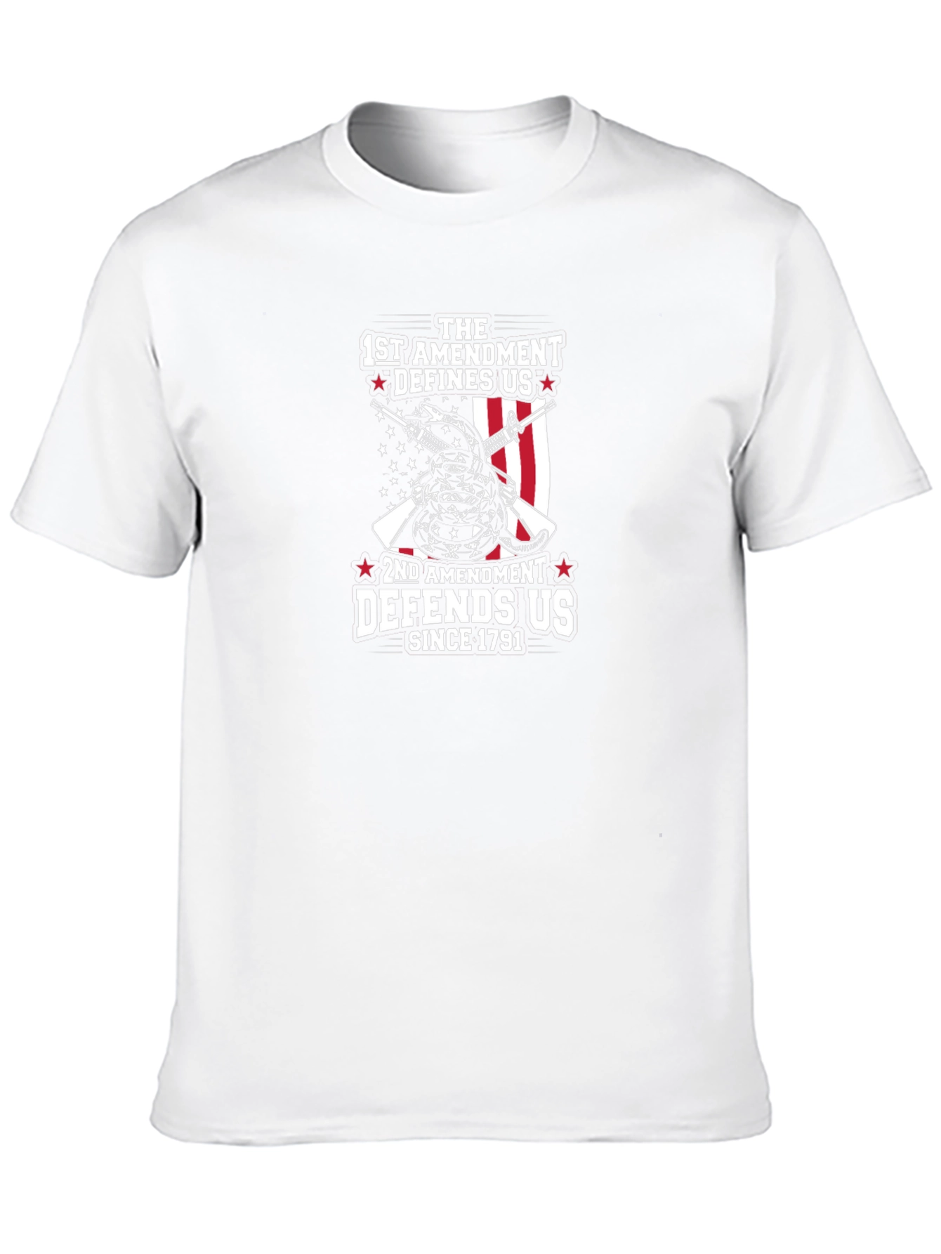 1st & 2nd Amendment Graphic T-Shirt