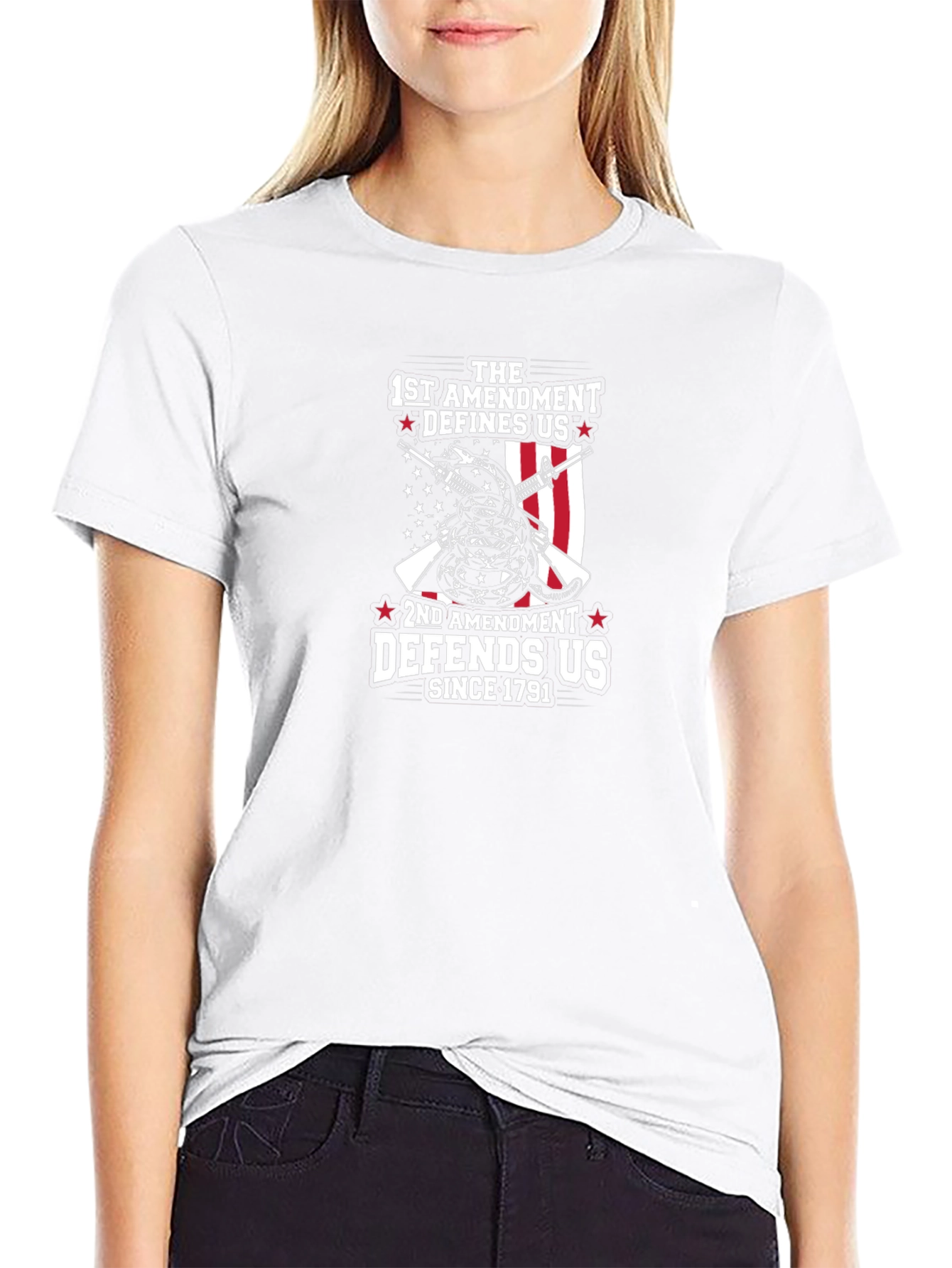 1st & 2nd Amendment Graphic T-Shirt