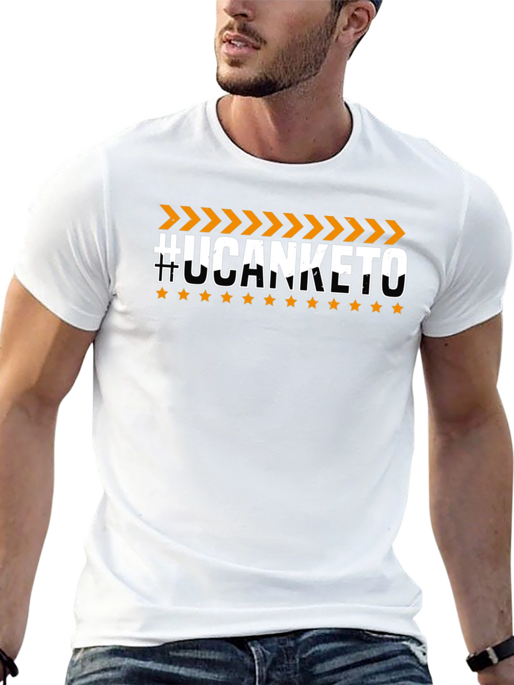 #UCANKETO Graphic Print T-Shirt