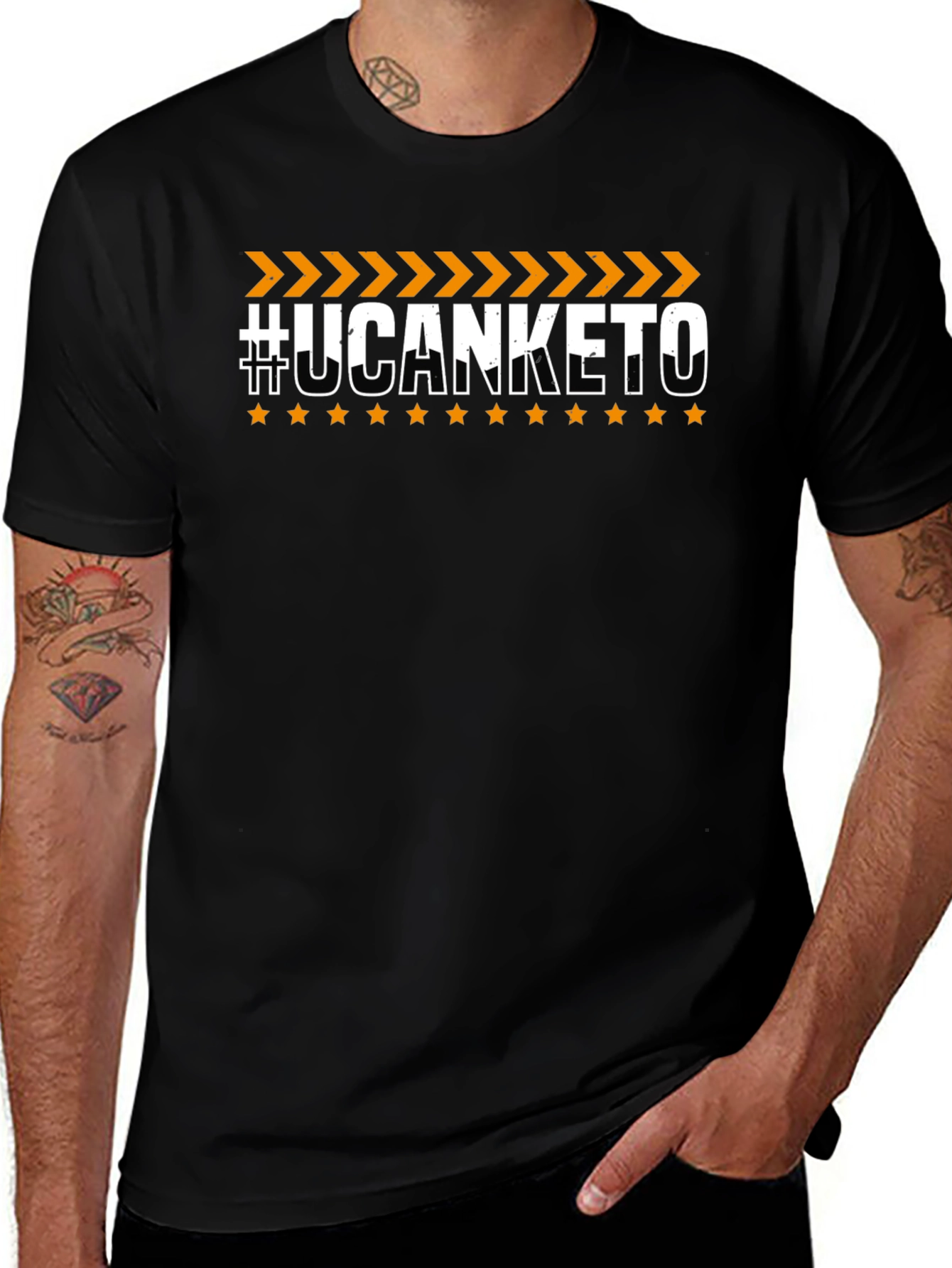 #UCANKETO Graphic Print T-Shirt